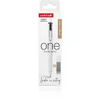 Uni-ball ONE roller à encre gel 0,7 mm noir, 1 roller + 3 recharges