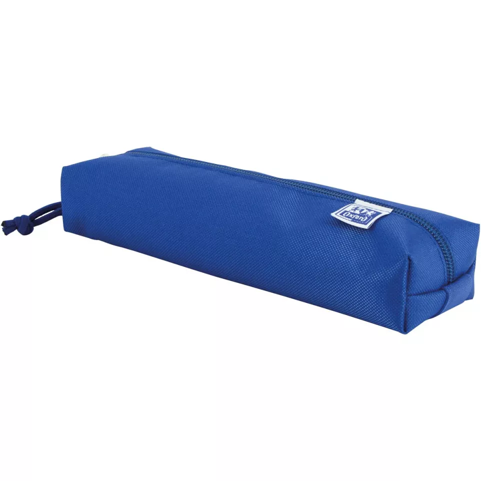 Oxford rectangular pencil case blue