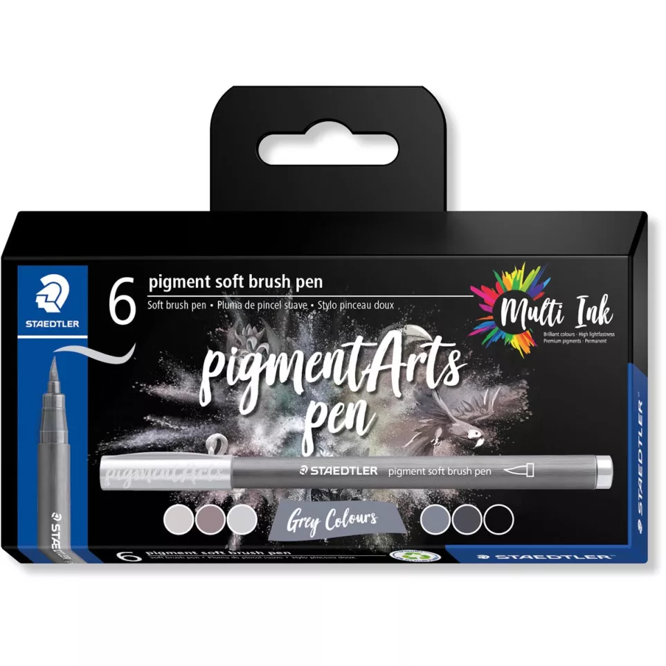 Staedtler Pigment Arts Soft Brush Pen...