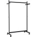 MAUL kledingrek samba mobiel, ft 115 x 173 x 51 cm, max. 40 kg, met 8 haken, zwart RAL9004