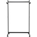 MAUL kledingrek samba mobiel, ft 115 x 173 x 51 cm, max. 40 kg, met 8 haken, zwart RAL9004