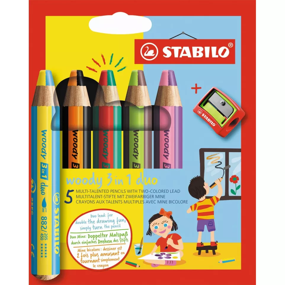STABILO woody 3 in 1 duo colored...