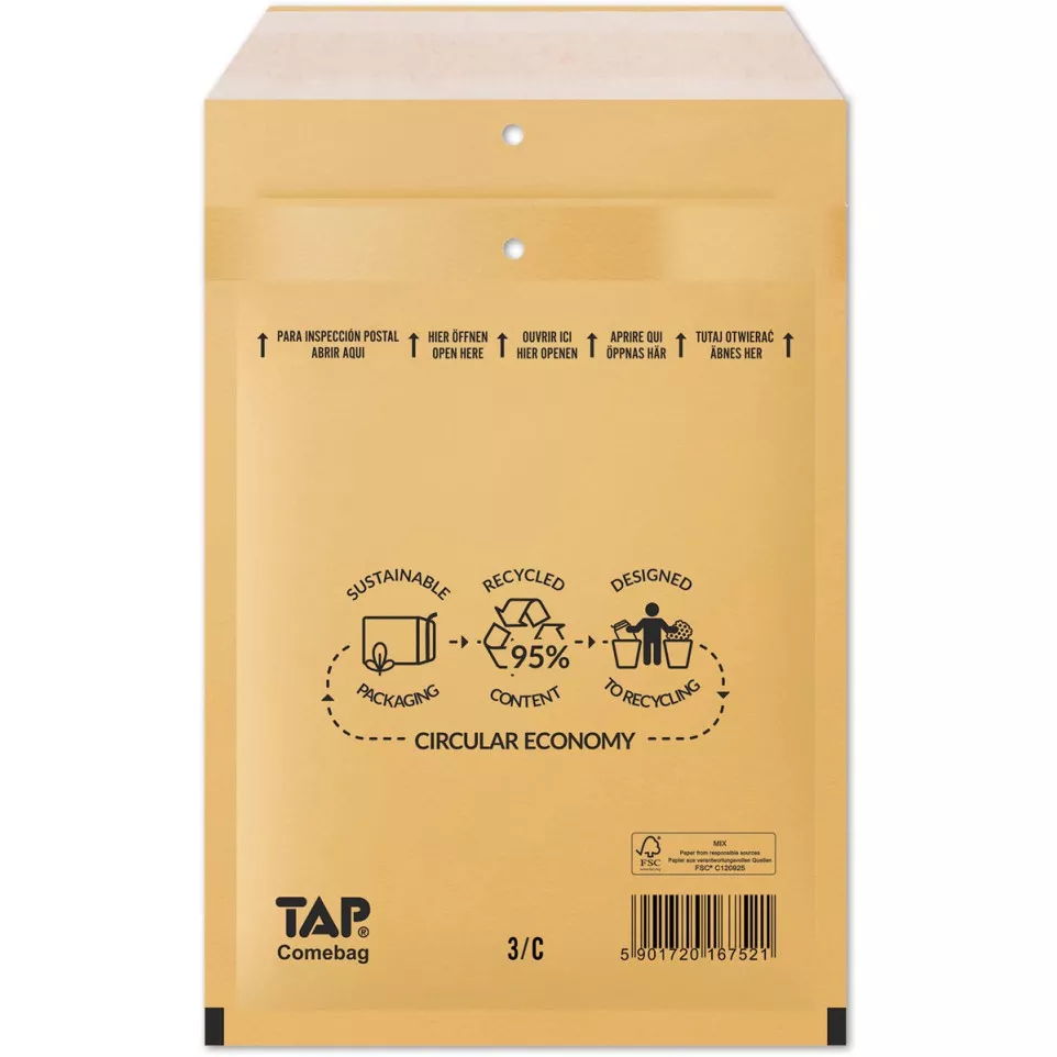 Comebag luchtkussenenveloppen, ft 150...