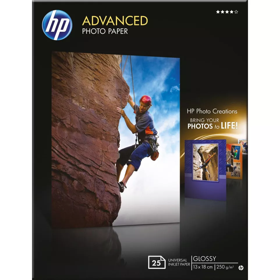 HP Advanced fotopapier ft 13 x 18 cm,...