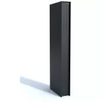 Albo Fenix 536 Black Wall-Mounted Mailbox RAL TEX 9005 Matte per piece