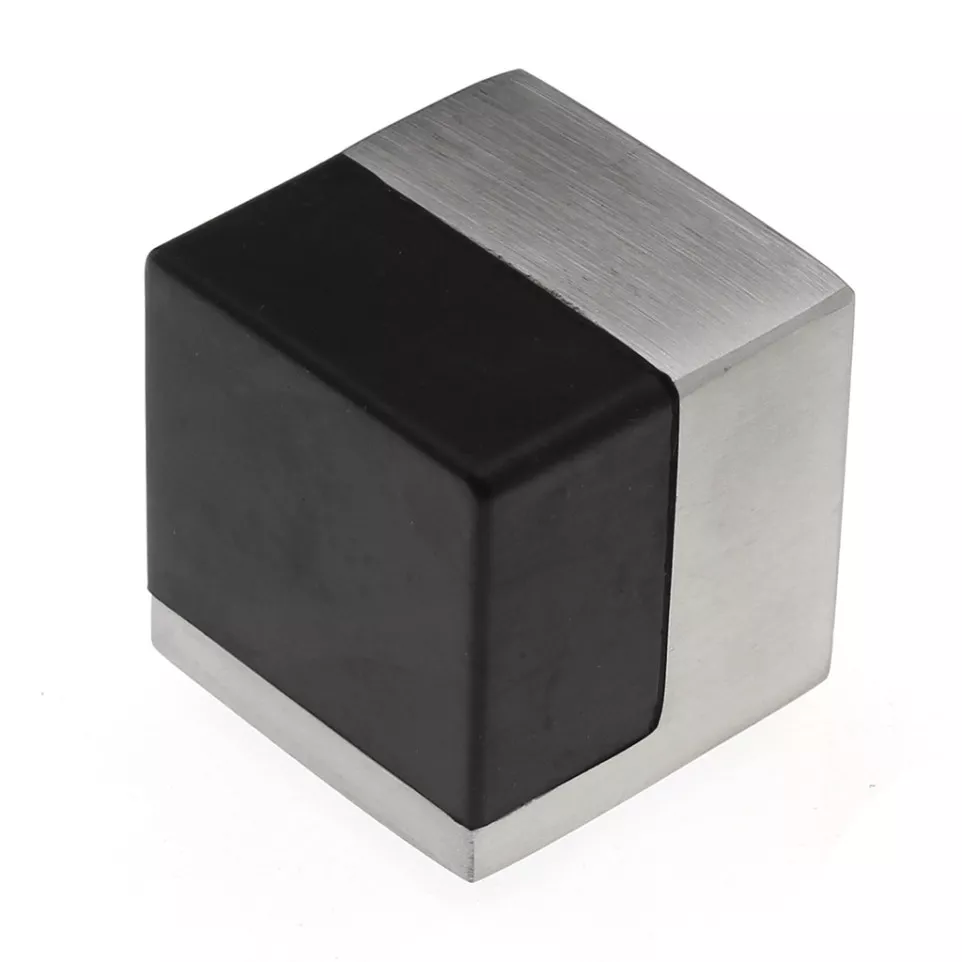 Brushed Stainless Steel Cube Door...