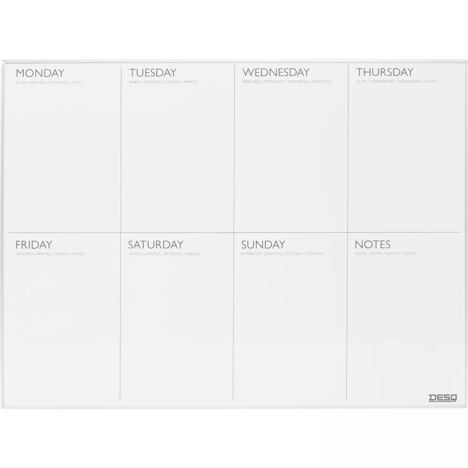 Desq Magnetic Weekly Planner 45 x 60 cm