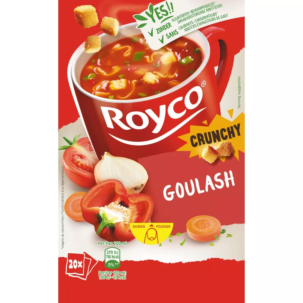 Royco Minute Soup goulash met rund,...