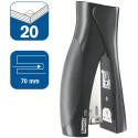 Rapid StandUp F20 Stapler, staples up to 20 sheets, for 26/6 and 26/6 staples, black