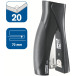 Rapid StandUp F20 Stapler, staples up to 20 sheets, for 26/6 and 26/6 staples, black