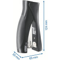 Rapid Fashion Ultimate StandUp nietmachine F20, niet 20 vel, voor nietjes 24/6 en 26/6, zwart