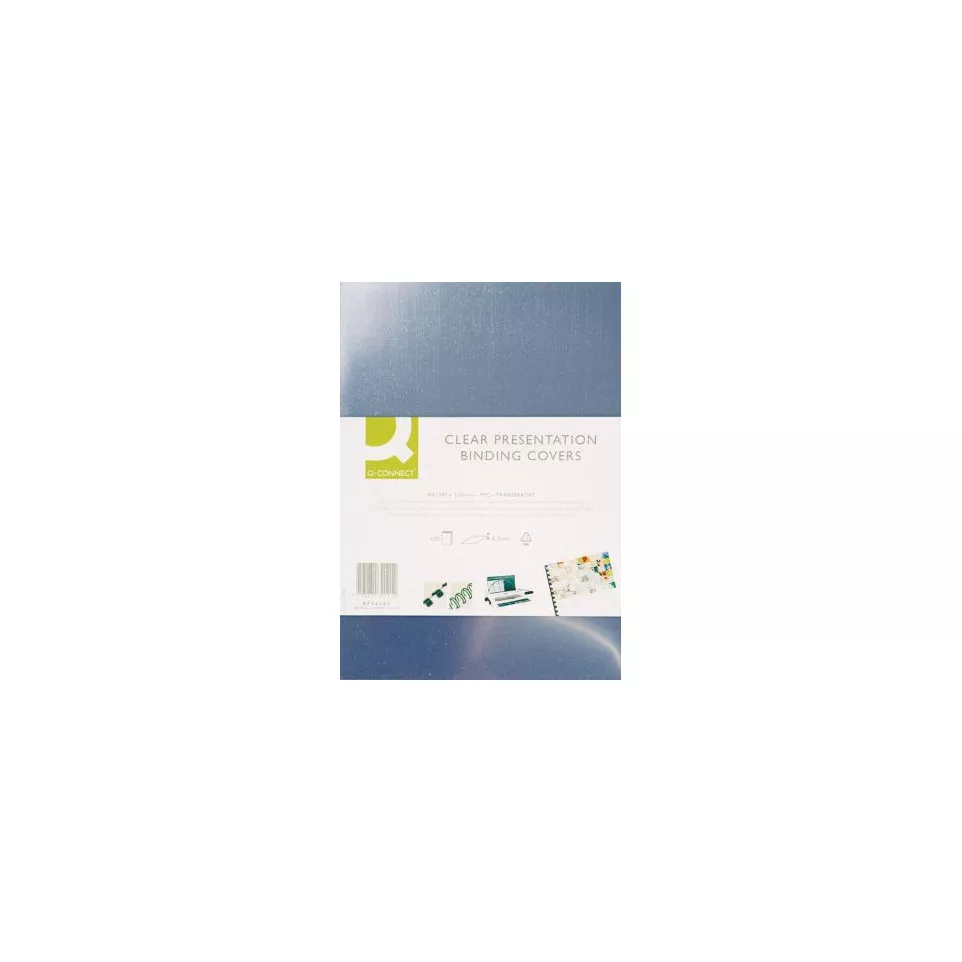 Q-CONNECT couvertures, ft A4, PVC,...