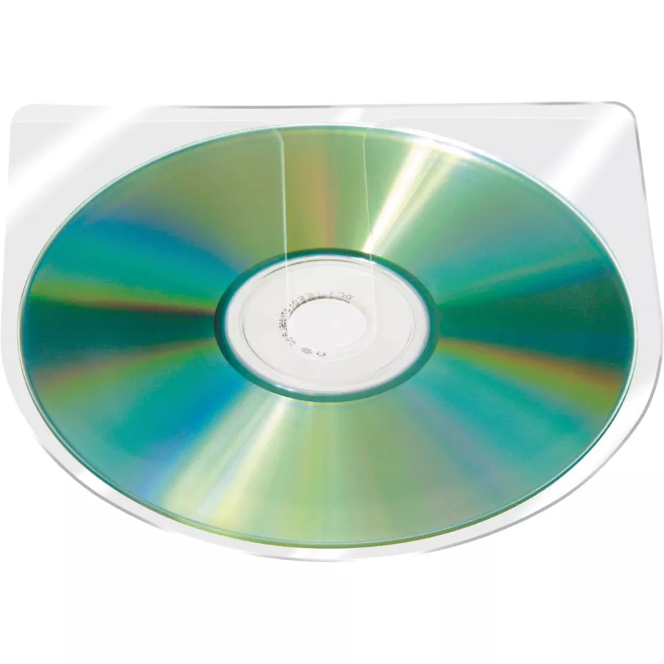 Q-Connect self-adhesive CD pocket...