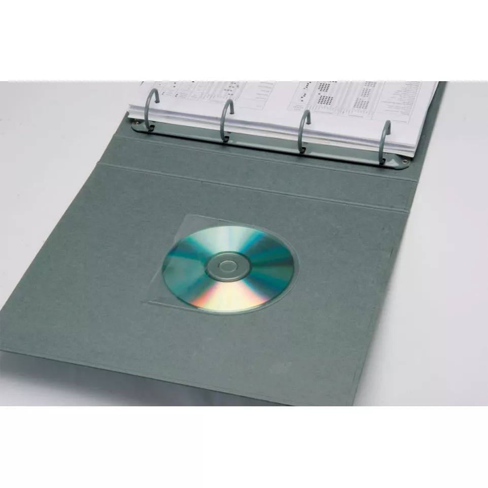 Q-Connect self-adhesive CD pocket...