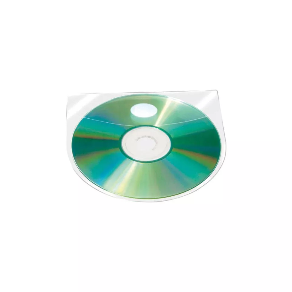 Q-Connect self-adhesive CD pocket...