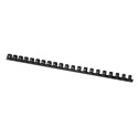 Q-CONNECT peignes 14mm 21 boucles 100 pièces noir