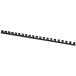 Q-CONNECT bindrug 12mm 21 rings 100 stuks zwart