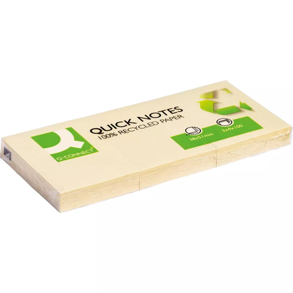 Q-CONNECT Quick Notes Recycled, ft 38...