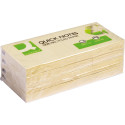 Q-CONNECT Quick Notes Recycled, ft 38 x 51 mm, 100 vel, pak van 3 blokken, geel