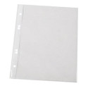 Q-CONNECT pochette perforée A5 portrait perforation 4 trous lisse 100 microns paquet de 100 pièces