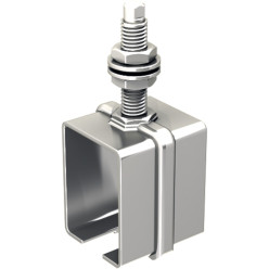 Support enveloppant à tige normale pour rail de roulement SPORTUB 6255 / pce