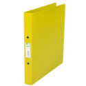 Q-Connect 2 Ring 25mm Polypropylene A4 Binder Yellow Transparent KF15285