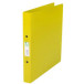 Q-Connect 2 Ring 25mm Polypropylene A4 Binder Yellow Transparent KF15285