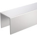 SPORTUB 5040/6255 Galvanized U Shaped Bottom Guide Profile 30x30mm Length 2m