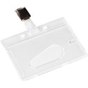Q-CONNECT badge met clip 85 x 54 mm