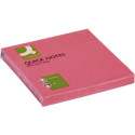 Q-CONNECT Quick Notes, ft 76 x 76 mm, 80 feuilles, rose néon