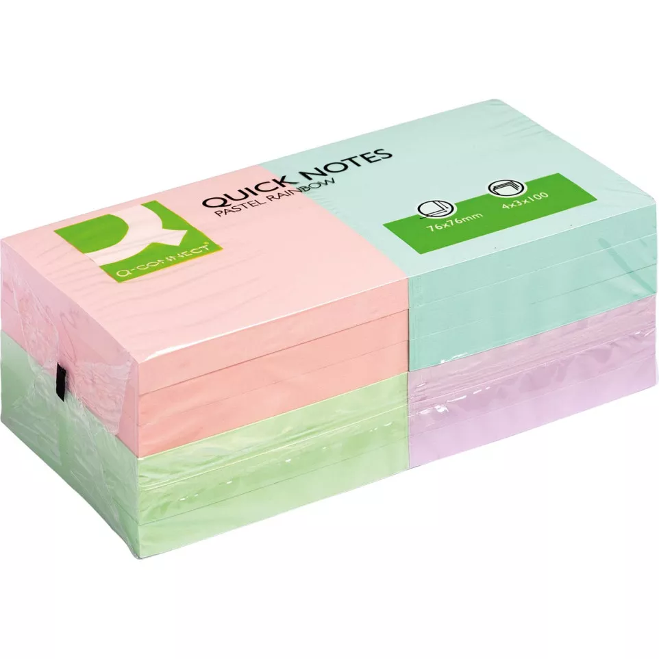 Q-CONNECT Quick Notes, ft 76 x 76 mm,...