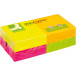 Q-Connect Quick Notes 76 x 76 mm Neon Assorted Colours Pack of 12 Pads 80 Sheets per Pad