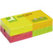 Q-CONNECT Quick Notes, ft 76 x 76 mm, 80 vel, pak van 12 blokken in 4 neonkleuren