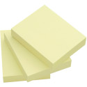Q-CONNECT Quick Notes, ft 38 x 51 mm, 100 vel, pak van 3 stuks, geel