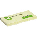 Q-CONNECT Quick Notes, ft 38 x 51 mm, 100 feuilles, paquet de 3 pièces, jaune