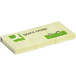 Q-CONNECT Quick Notes, ft 38 x 51 mm, 100 vel, pak van 3 stuks, geel