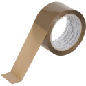 Q-Connect Silent Packaging Tape 50mm x 66m Brown Pack of 6 Rolls KF04381
