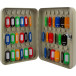 Q-CONNECT Key Cabinet for 36 Keys Grey
