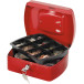 Q-Connect Cash Box 205 x 160 x 85 mm Red
