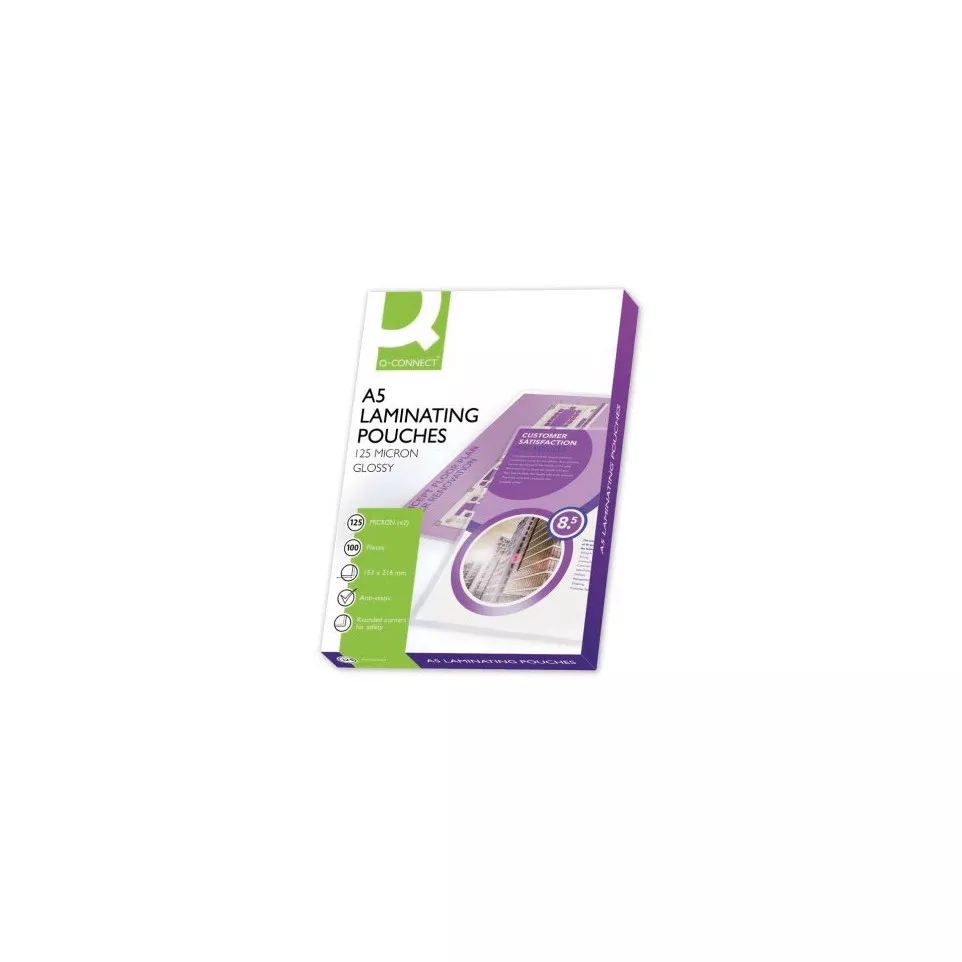 Q-CONNECT lamineeretui A5 2x 125...