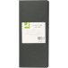 Q-CONNECT visitekaartenmap, Ft 11 x 26 cm, voor 96 kaarten, zwart