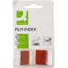 Q-CONNECT index, ft 25 x 45 mm, 50 onglets, rouge