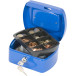 Q-CONNECT geldkoffer, 155 x 120 x 75 mm, blauw