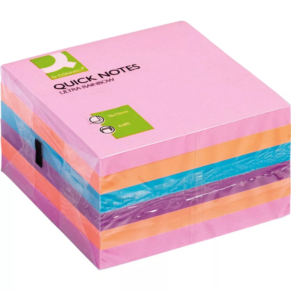 Q-CONNECT Quick Notes, ft 76 x 76 mm,...