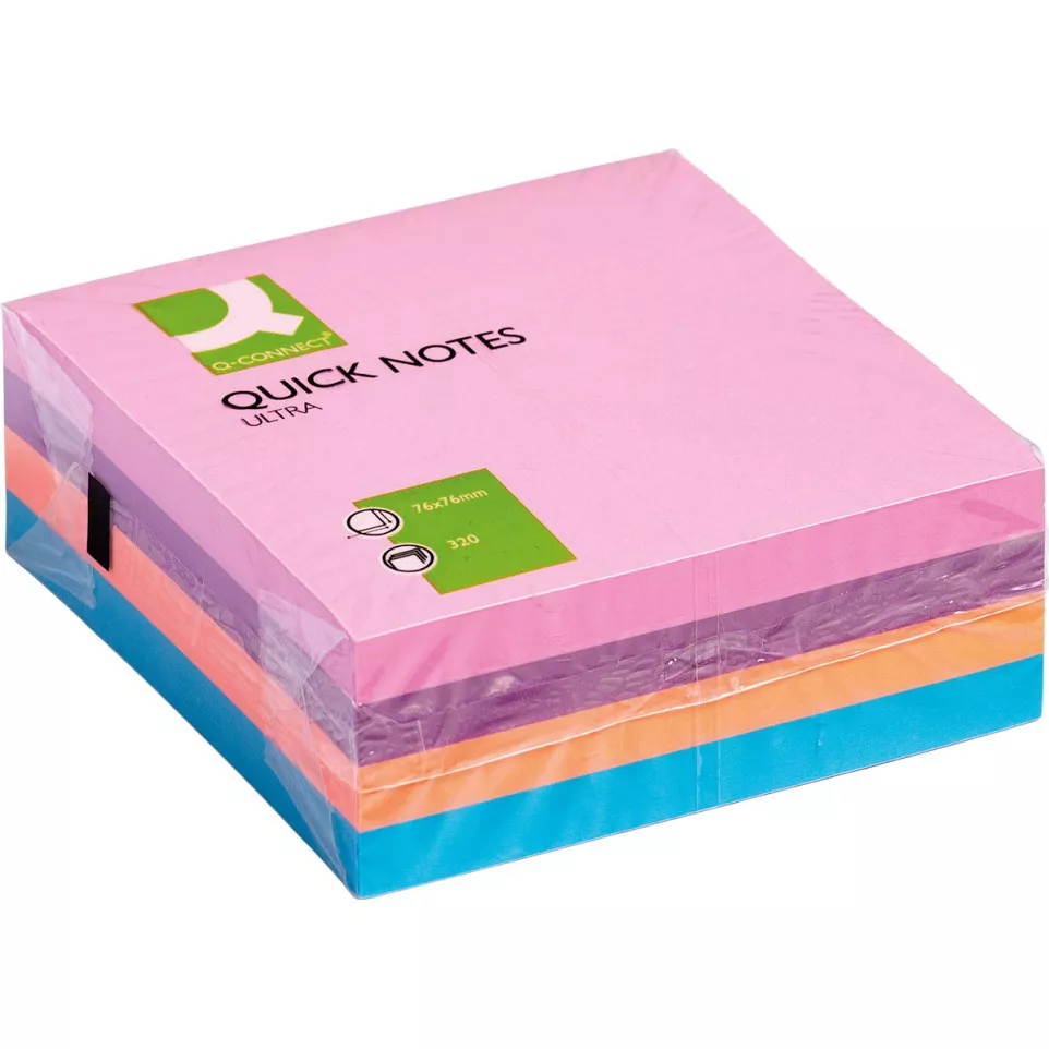 Q-CONNECT Quick Notes, ft 76 x 76 mm,...