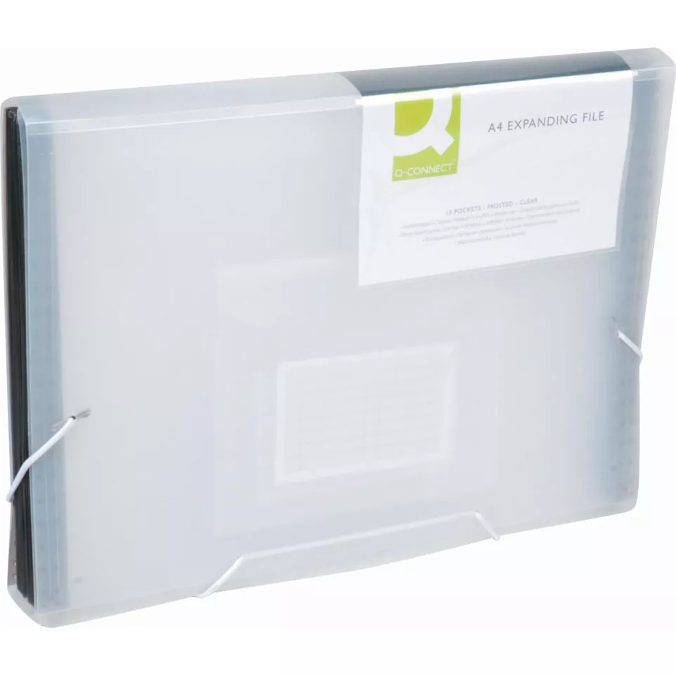 Q-CONNECT voorordner, A4, PP, met 13...