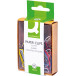 Q-CONNECT papierklemmen, 32 mm, doos van 75 stuks, ophangbaar, geassorteerde kleuren.