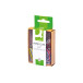 Q-CONNECT Assorted Coloured Paperclips 32mm Pack of 75 Hangable Box