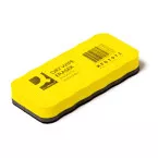 Q-CONNECT magnetic washable whiteboard eraser yellow