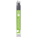 Q-CONNECT potloodstiften 0,5 mm HB etui van 12 stuks